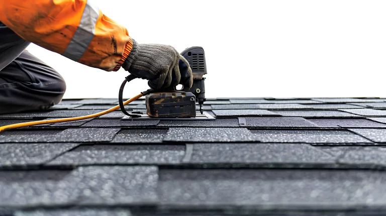 A professional roofing contractor