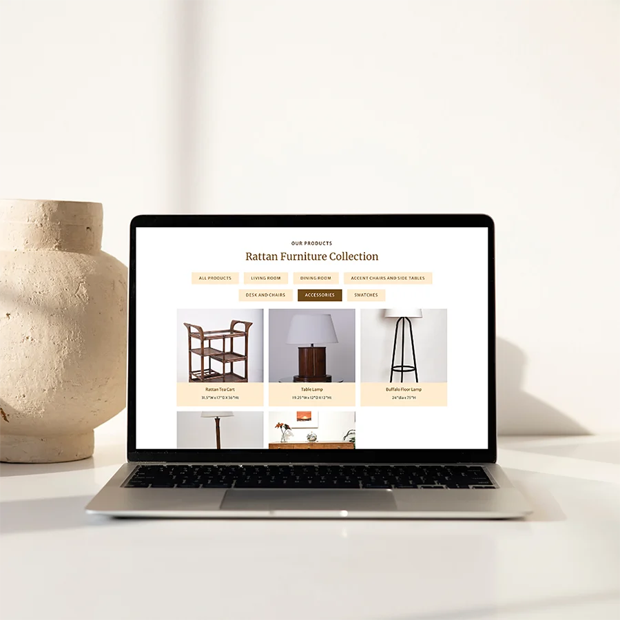 Luzon Rattan website